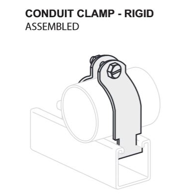GI-GC112300ASMBL 3" RIGID CONDUIT CLAMP (UN-P1119EG)