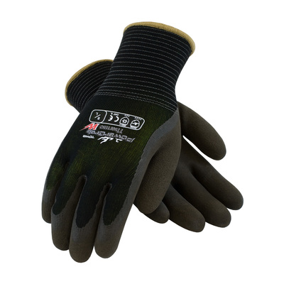 PIP-41-1430M POWER-GRAB THERMO BLACK WINTER GLOVE SIZE MEDIUM WITH LIME GREEN LINING