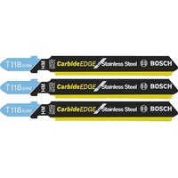 BOS-T118AHM3 3-1/4" 24TPI CARBIDE EDGE FOR STAINLESS JIGSAW BLADE - T SHANK (3PK)