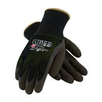 POWER-GRAB THERMO BLACK WINTER GLOVE SIZE LARGE WITH LIME GREEN LINING